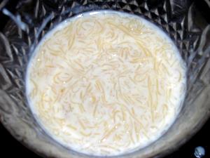100 G Noodle Pudding with Milk