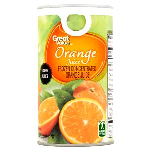 100 G Orange Drink (Breakfast Type, with Juice and Pulp, Frozen Concentrate, with Water)