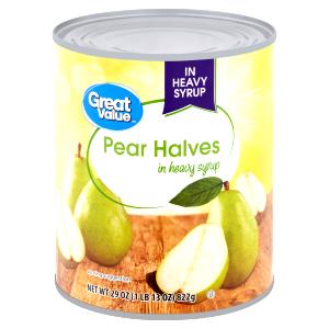 100 G Pear in Heavy Syrup (Cooked or Canned)