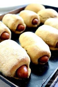 100 G Pig in A Blanket (Frankfurter or Hot Dog Wrapped in Dough)