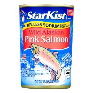 100 G Pink Salmon (Solids with Bone and Liquid, Canned)