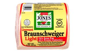 100 G Pork Braunschweiger (Liver Sausage)