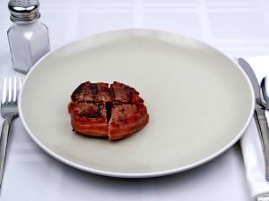 100 G Pork Chops (Center Rib, Bone-In, Lean Only, Cooked, Braised)