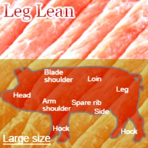 100 G Pork Leg (Rump Half, Lean Only)