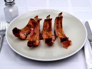 100 G Pork Loin (Country-Style Ribs, Lean Only, Cooked, Roasted)