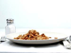 100 G Pork Roasts (Loin Blade, Bone-In, Lean Only, Cooked, Roasted)
