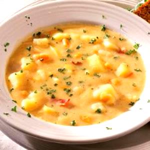 100 G Puerto Rican Style Ham, Rice and Potato Soup