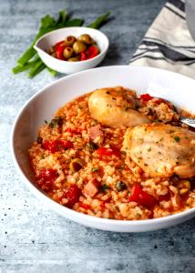 100 G Puerto Rican Style Soupy Rice with Chicken (Asopao De Pollo)