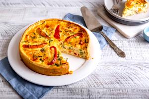 100 G Quiche with Meat, Poultry or Fish