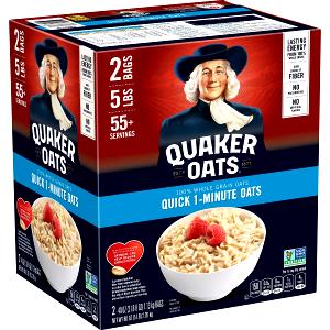 100 G Quick Oatmeal (1 or 3 Minutes, Fat Not Added in Cooking)