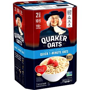 100 G Quick or Instant Oatmeal (Fat Not Added in Cooking)
