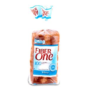 100 G Reduced Calorie High Fiber White Bread