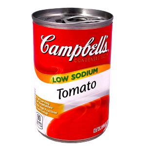 100 G Reduced Sodium Tomato Soup (Prepared with Milk, Canned)