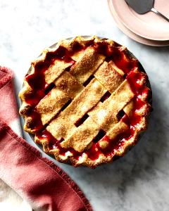 100 G Rhubarb Pie (Two Crust)