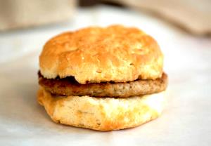 100 G Sausage On Biscuit (Diet)