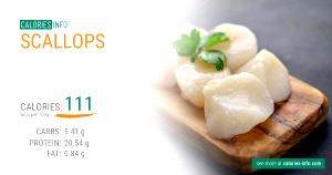 100 G Scallops with Potatoes and Vegetable (Frozen Meal)