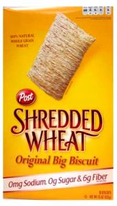 100 G Shredded Bran Wheat Cereal (Salt and Sugar Free)