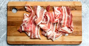 100 G Smoked or Cured Bacon (Lean Only Eaten)
