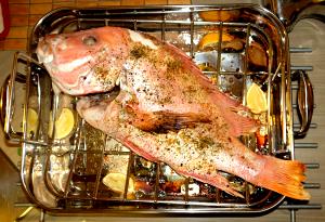 100 G Snapper (Fish) (Mixed Species, Cooked, Dry Heat)