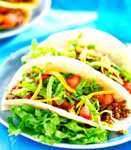 100 G Soft Taco with Beef, Cheese and Lettuce