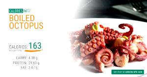 100 G Steamed Octopus