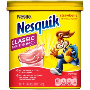 100 G Strawberry Flavor Drink Powder Mix (with Whole Milk)