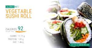100 G Sushi with Vegetables