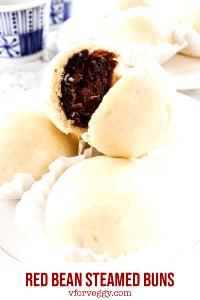 100 G Sweet Bread Dough filled with Bean Paste (Meatless, Steamed)