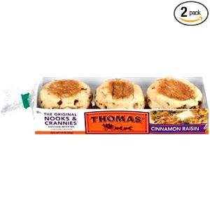100 G Toasted English Muffin with Raisins