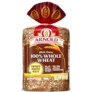 100 G Toasted Reduced Calorie High Fiber Wheat or Cracked Wheat Bread
