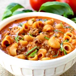 100 G Tomato Beef Soup (Prepared with Water)