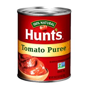 100 G Tomato Puree (with Salt Added, Canned)