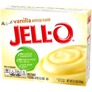 100 G Vanilla Puddings (Dry Mix, with 2% Milk)