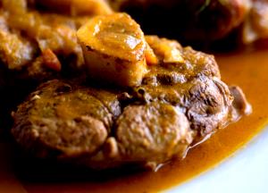 100 G Veal Shank (Cooked, Braised)