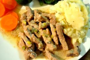 100 G Veal with Cream Sauce (Mixture)