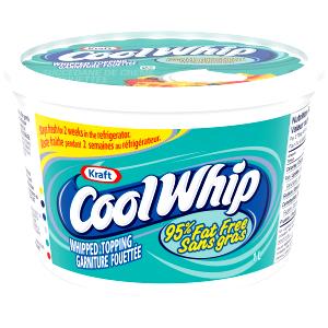 100 G Whipped Topping (Low Fat, Frozen)