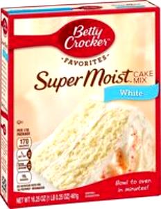 100 G White Cake (Dry Mix, Pudding Type)