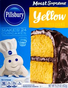 100 G Yellow Cake Pudding Mix (Oil, Egg Yellows, and Water Added)