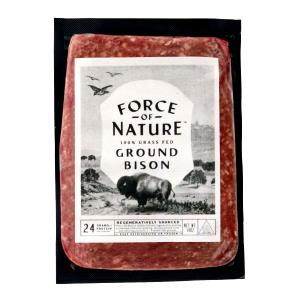 100 Grams Bison, Ground, Raw