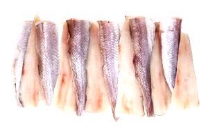 100 Grams Blue Whiting, Fillet, Raw