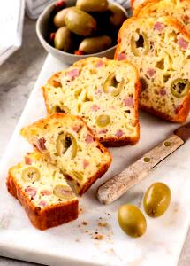 100 Grams Bread Cake W/Ham & Cheese