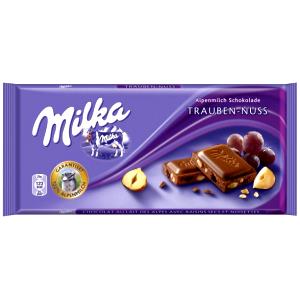 100 Grams Chocolate, Milk W/Raisin
