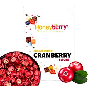 100 Grams Cranberry, Freeze Dried Slices