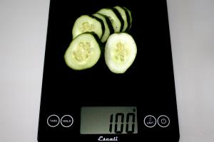 100 Grams Cucumber, Raw