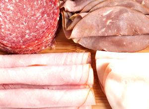 100 Grams Ham Lunch Meat, Smoked Or Cured, Low Salt