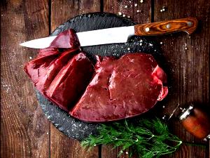 100 Grams Liver, Pig, Raw