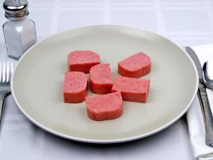 100 Grams Lunch Meat, Pork & Chicken, Minced, Light