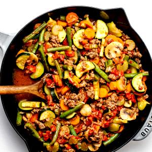 100 Grams Minced Beef W/Vegetables