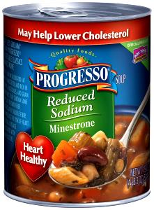 100 Grams Minestrone Soup, Low Salt, Rts