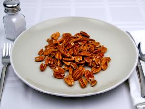 100 Grams Pecans, Dry Roasted, Salted